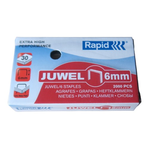 Rapid 6mm heftklammern juwel - rapid,