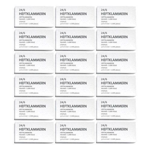 1000 heftklammern 24 6 - 18, 24/6