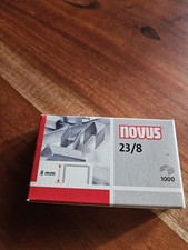 novus Heftklammern 23/8, 1.000