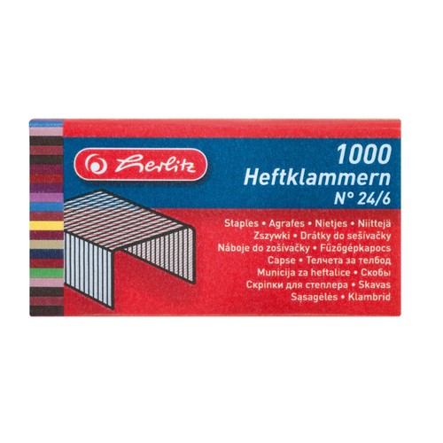 Heftklammer 6 verzinkt - heftklammer, no.24/6