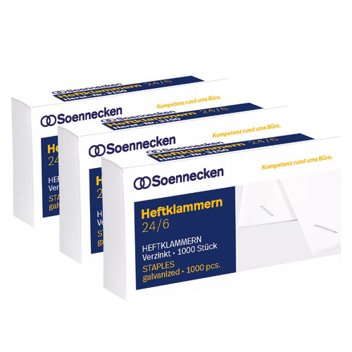 Soennecken heftklammern - 3,