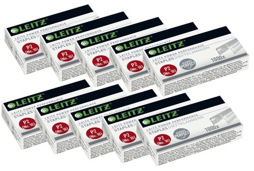10x leitz heftklammern - 10x,