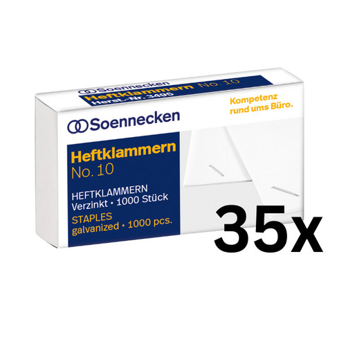 000 heftklammern - 35.000,