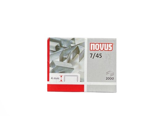 000 novus heftklammern - 7/45,