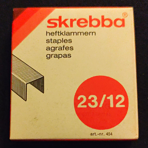 Skrebba heftklammern 12 - skrebba,