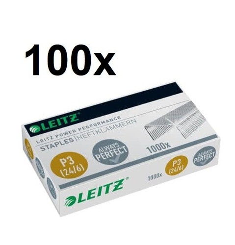 100 leitz heftklammern - 100, x