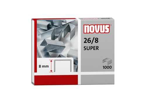Heftklammer novus super - 26/8,