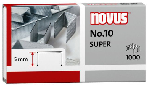 Novus heftklammern 10 - novus, nr.